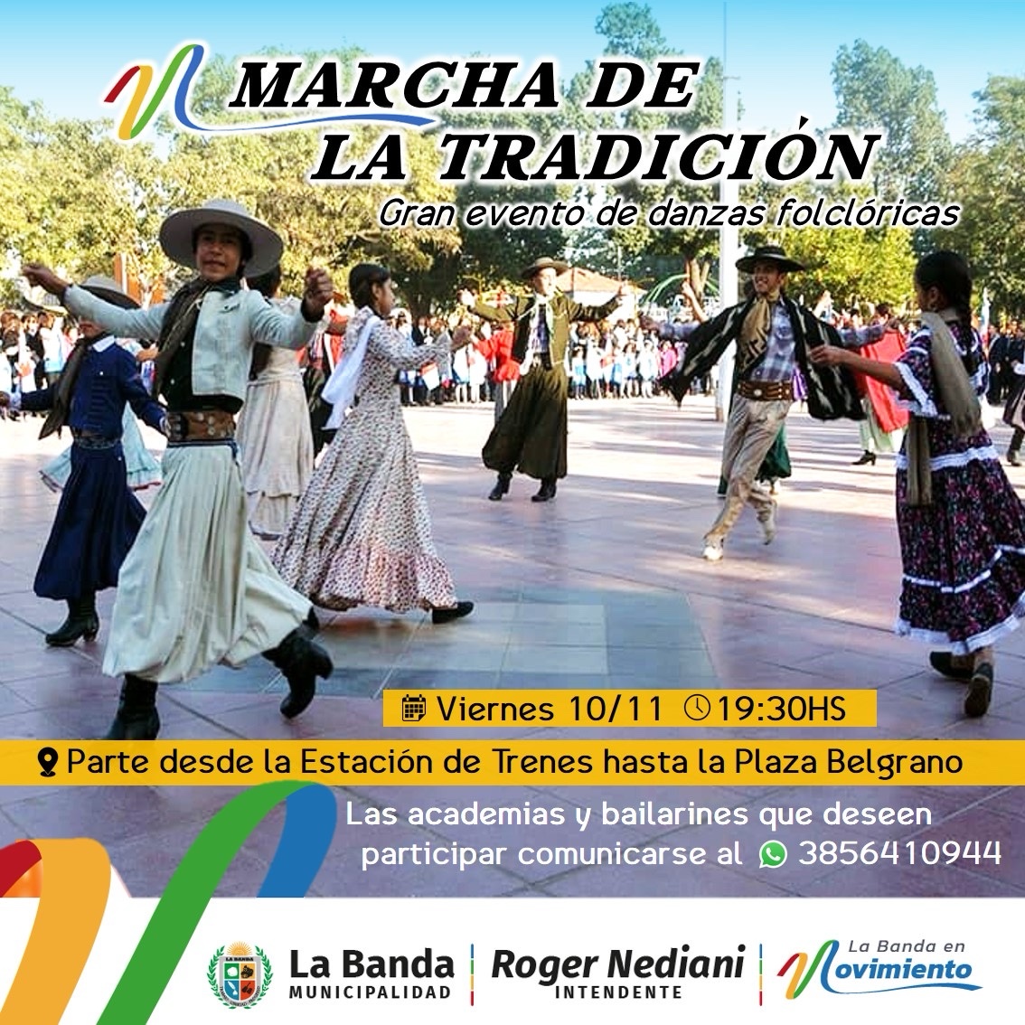 Se invita a la comunidad a participar de la “Marcha de la Tradición”